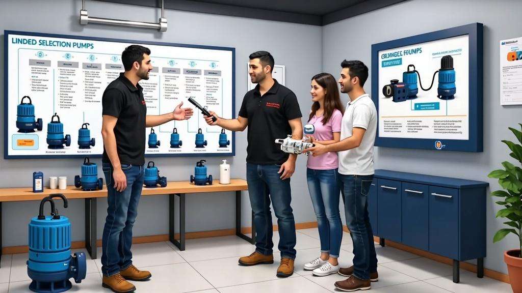 קובי האינסטלטור מציג מגוון משאבות טבולות טוחנות