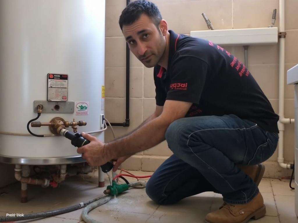 קובי האינסטלטור מרוקן דוד מים