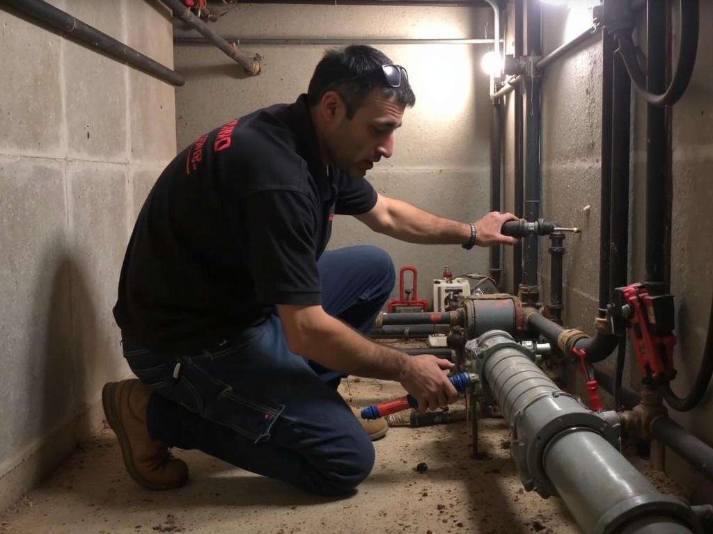 קובי האינסטלטור מחליף צנרת סולארית