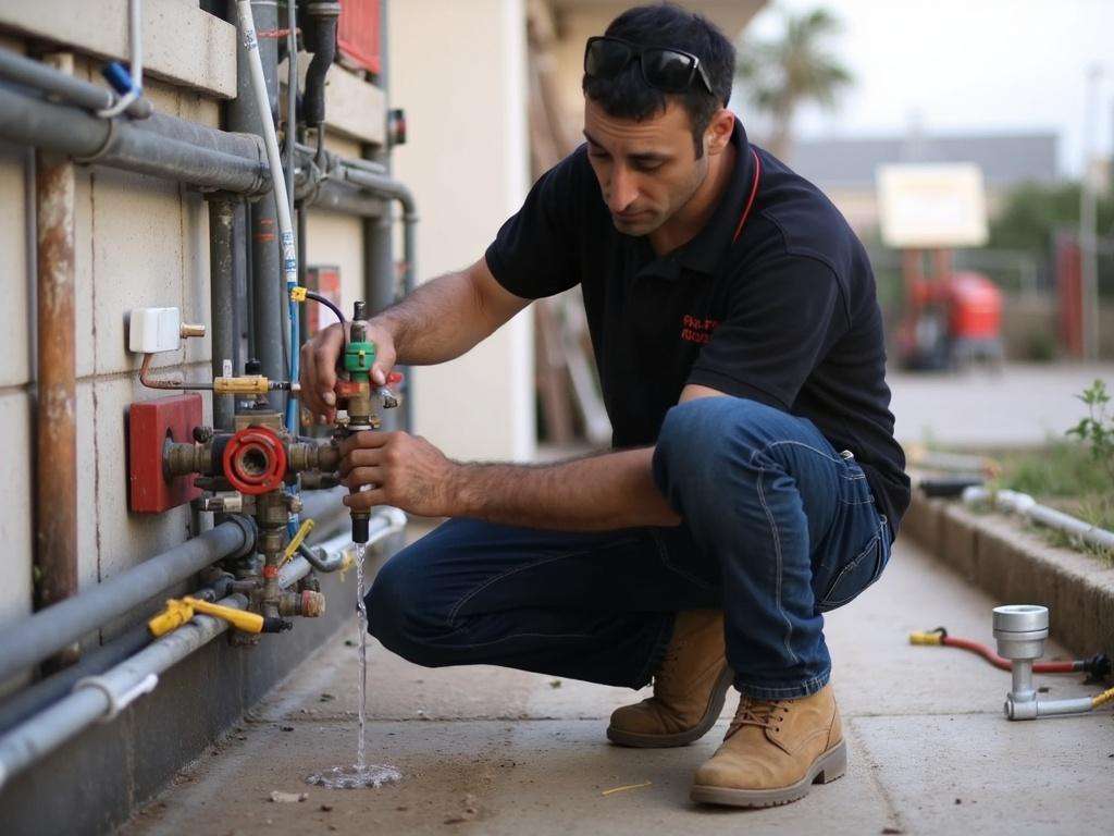 קובי האינסטלטור מנקה מערכת סולארית