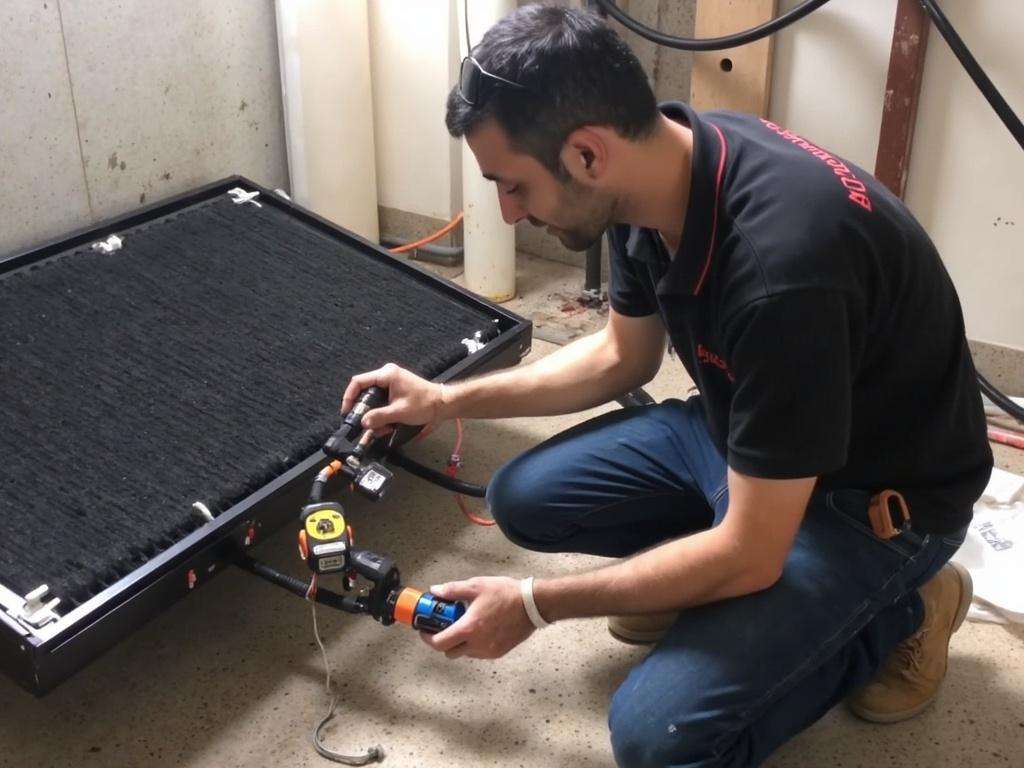קובי האינסטלטור מנתח מבנה קולט סולארי