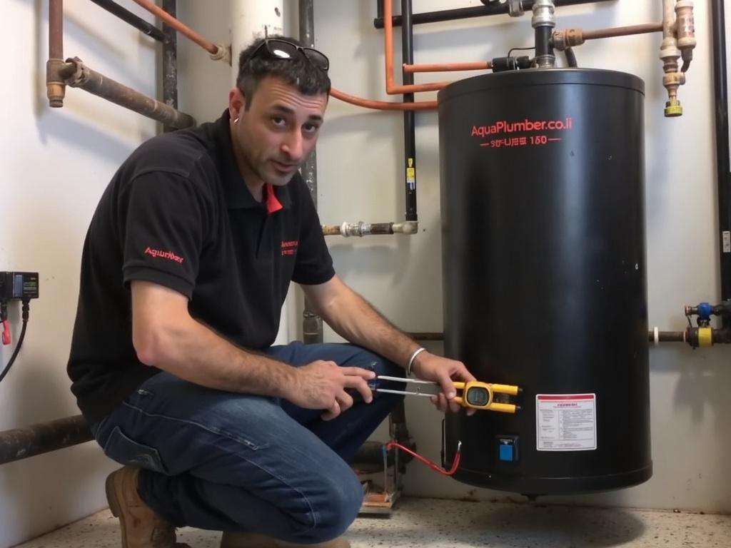 קובי האינסטלטור מתכנן החלפת מיכל התפשטות