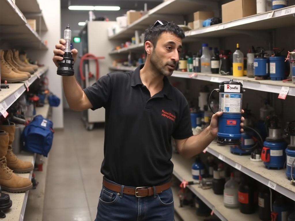קובי האינסטלטור בודק מחירי משאבות ביוב למרתף