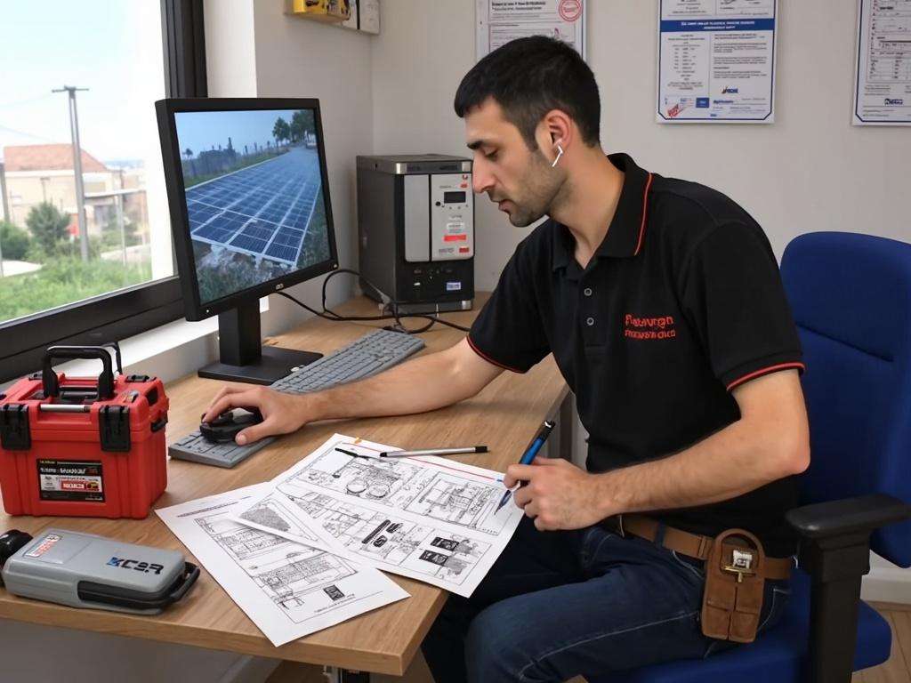קובי האינסטלטור מסכם ממצאי בדיקת מערכת סולארית ושסתום פורק לחץ
