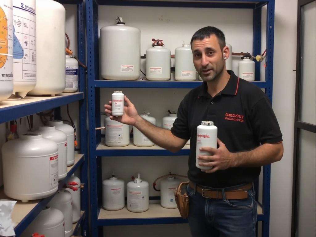 קובי האינסטלטור מציג מיכלי התפשטות בגדלים שונים