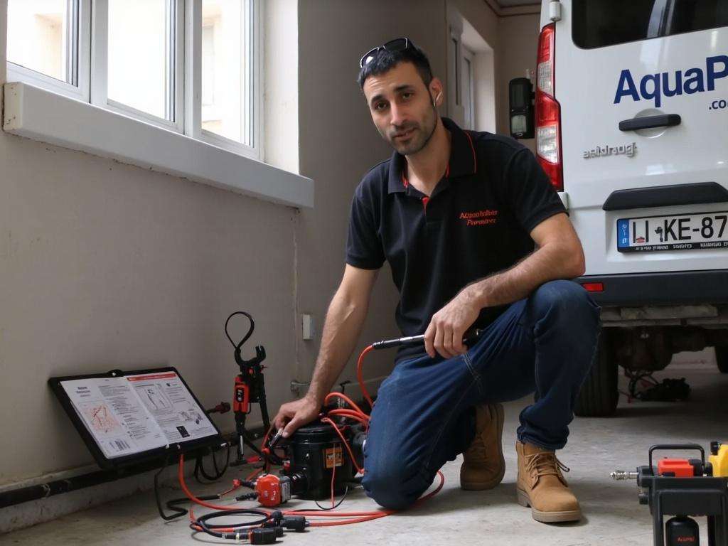 קובי האינסטלטור מתקין משאבה טבולה חדשה