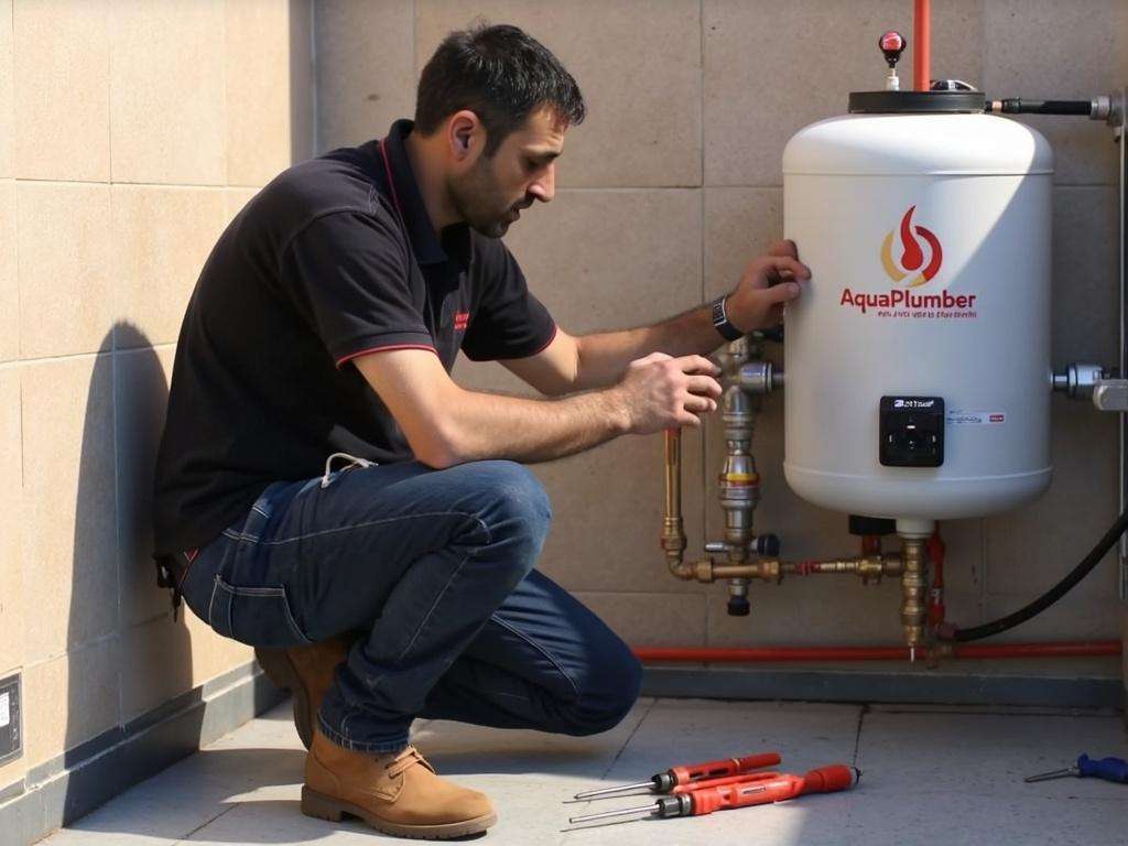 קובי האינסטלטור מחליף רכיבים נלווים במערכת סולארית