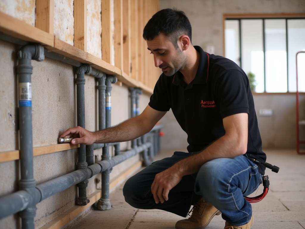 בדיקת דליפות לחץ בצנרת סולארית עם ציוד מקצועי