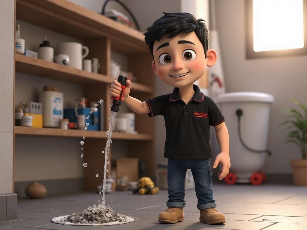 קובי דדבייב שוטף פסולת מצינור