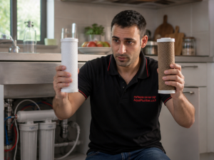 מסנני מים לבית, השוואת מסננים, פחם פעיל, אוסמוזה הפוכה